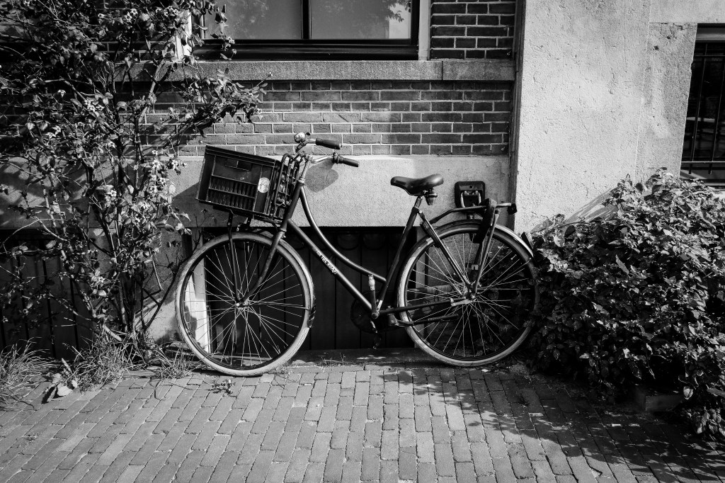 bicycle on the streets of Amsterdam